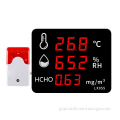 Outdoor LED Display Temperature and Humidity Meter with Alarm Clock